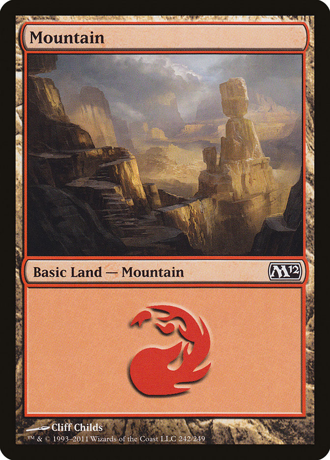 Mountain (242) [Magic 2012] | Golgari Games