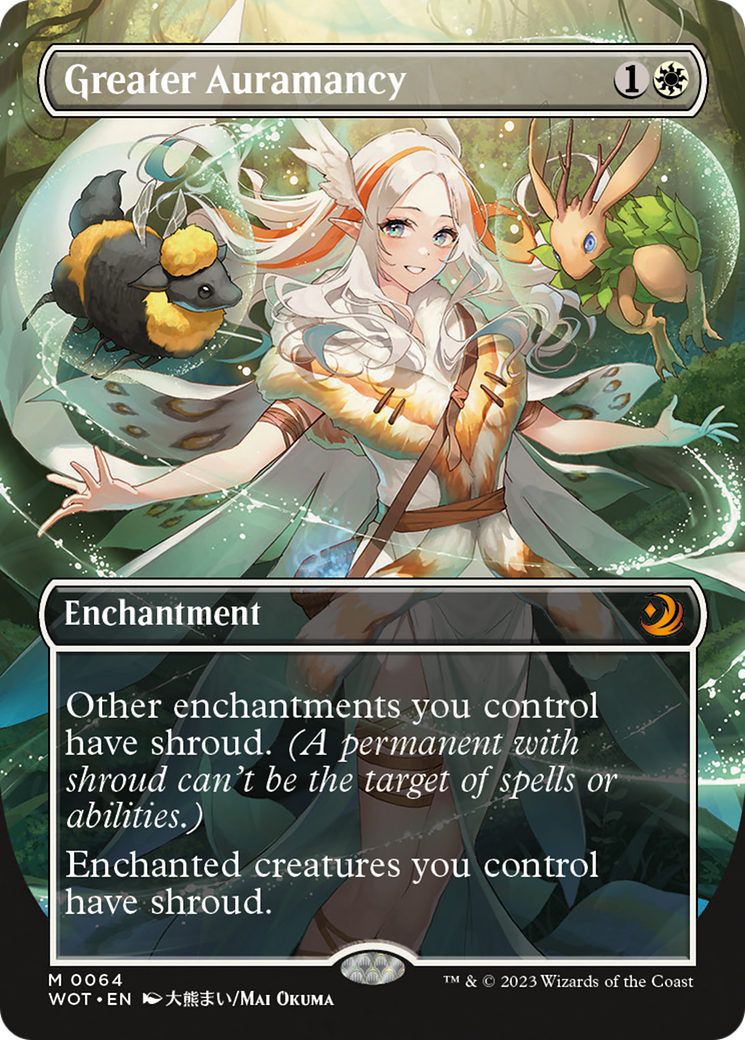Greater Auramancy (Anime Borderless) [Wilds of Eldraine: Enchanting Tales] | Local Legends
