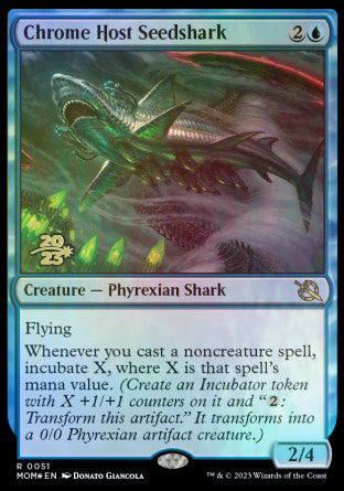 Chrome Host Seedshark [March of the Machine Prerelease Promos] | Golgari Games