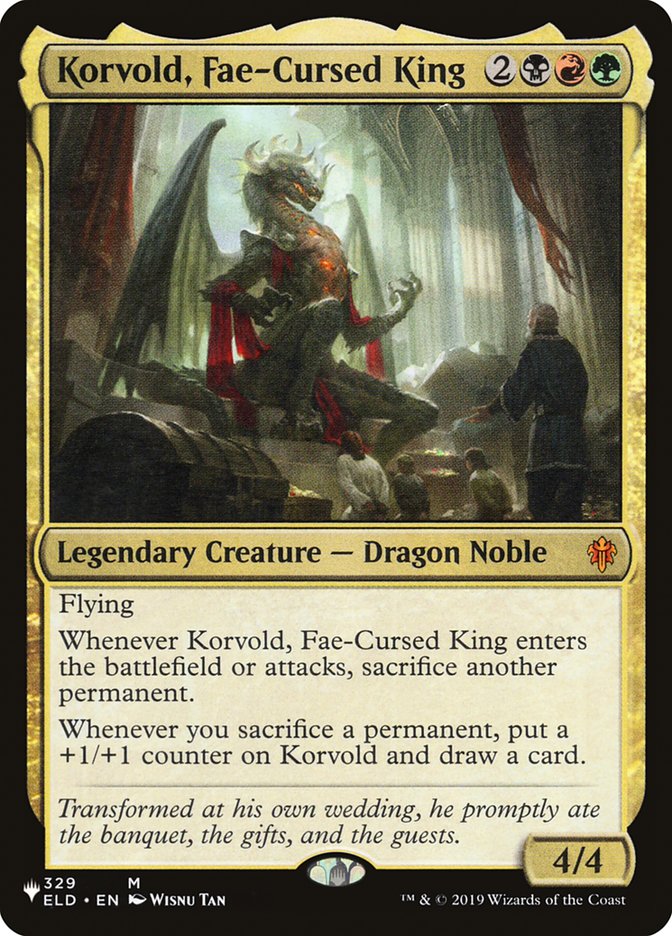 Korvold, Fae-Cursed KingX [The List] | Golgari Games