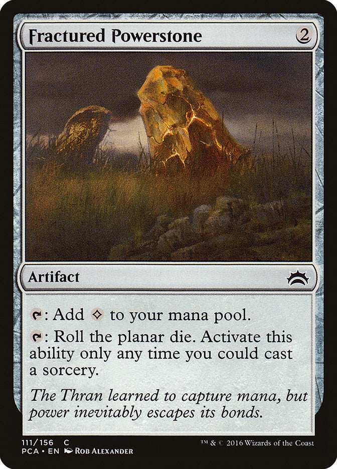 Fractured Powerstone [Planechase Anthology] | Local Legends