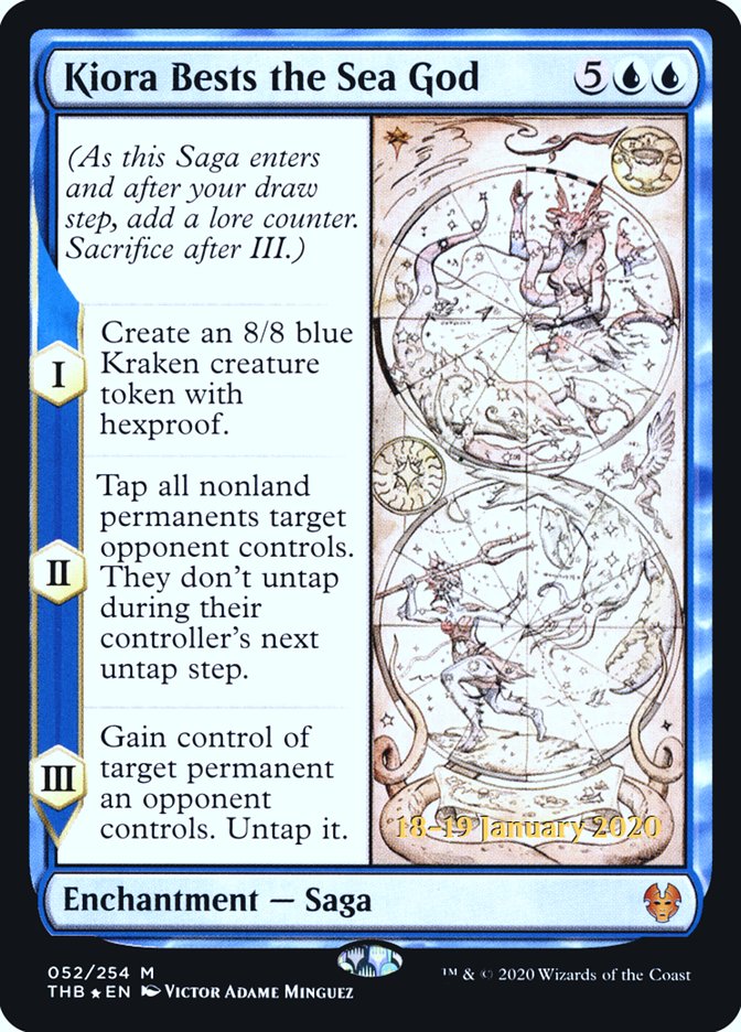 Kiora Bests the Sea God [Theros Beyond Death Prerelease Promos] | Local Legends