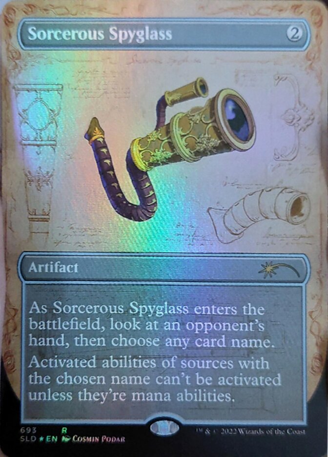 Sorcerous Spyglass (Blueprint) [Secret Lair Drop Promos] | Golgari Games