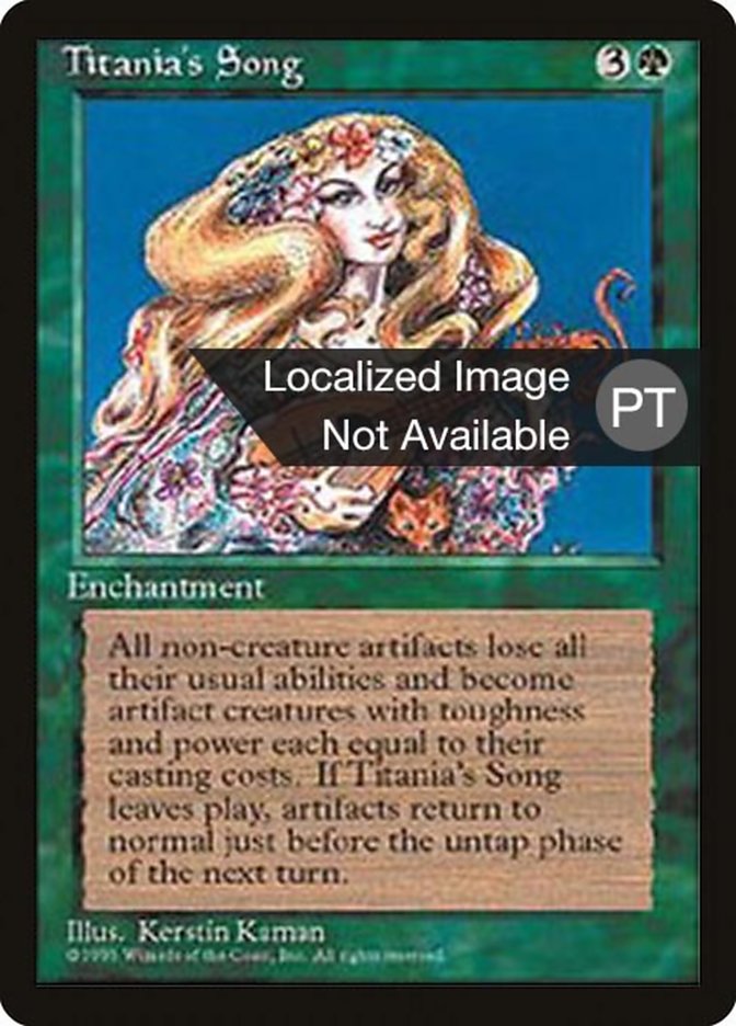 Titania's Song [Fourth Edition (Foreign Black Border)] | Golgari Games