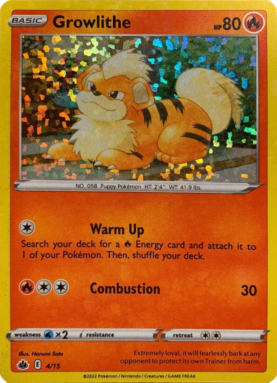 Growlithe (4/15) [McDonald's Promos: Match Battle] | Golgari Games