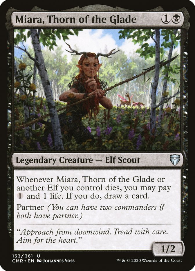 Miara, Thorn of the Glade [Commander Legends] | Golgari Games