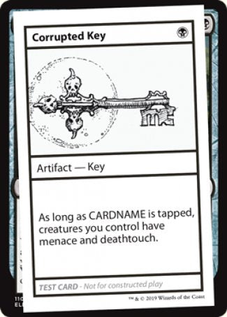 Corrupted Key (2021 Edition) [Mystery Booster Playtest Cards] | Golgari Games