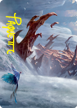 Island Art Card (Gold-Stamped Signature) [Strixhaven: School of Mages Art Series] | Local Legends