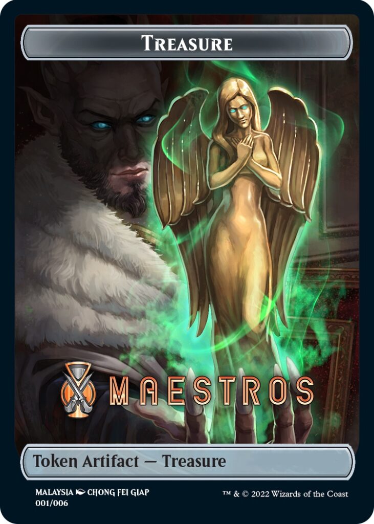 Treasure Token (Maestros) (Southeast Asia Artists) [Streets of New Capenna Tokens] | Local Legends