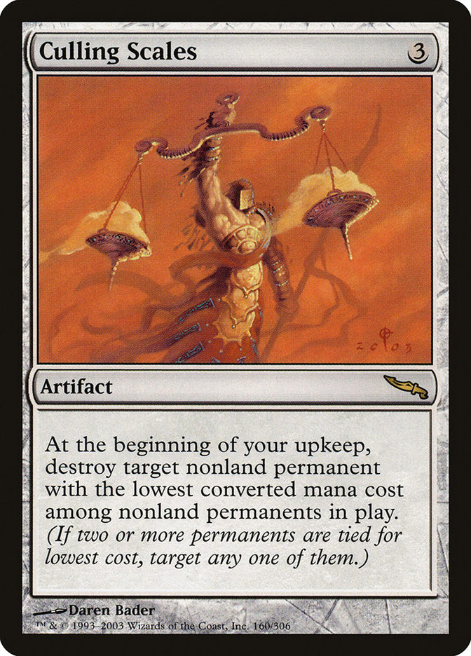 Culling Scales [Mirrodin] | Local Legends