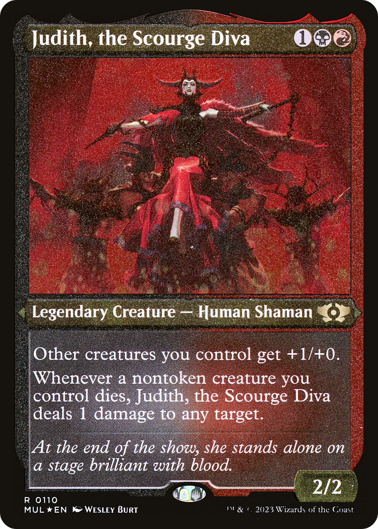 Judith, the Scourge Diva (Foil Etched) [Multiverse Legends] | Local Legends