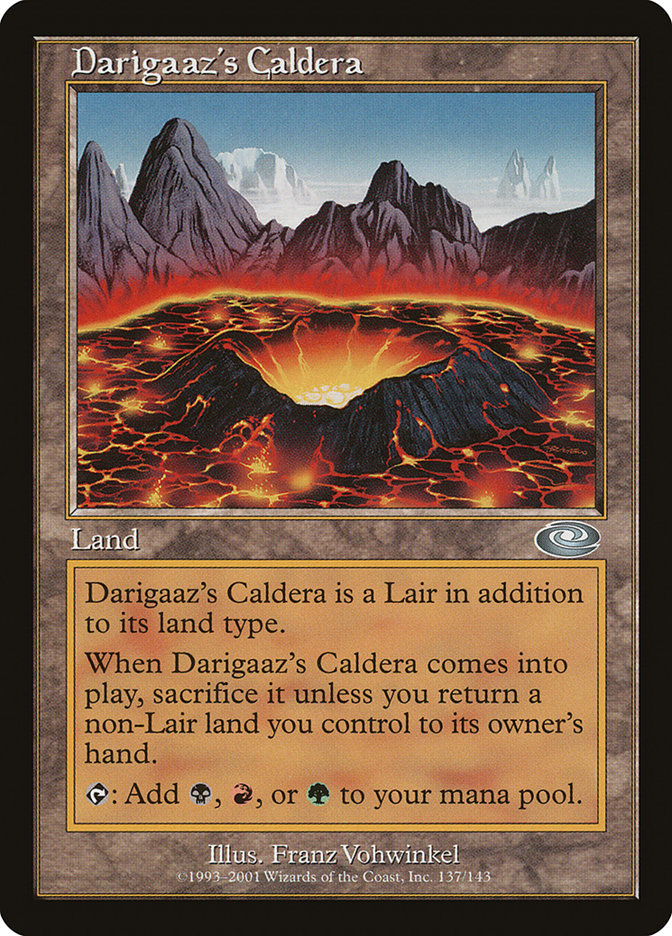 Darigaaz's Caldera [Planeshift] | Golgari Games