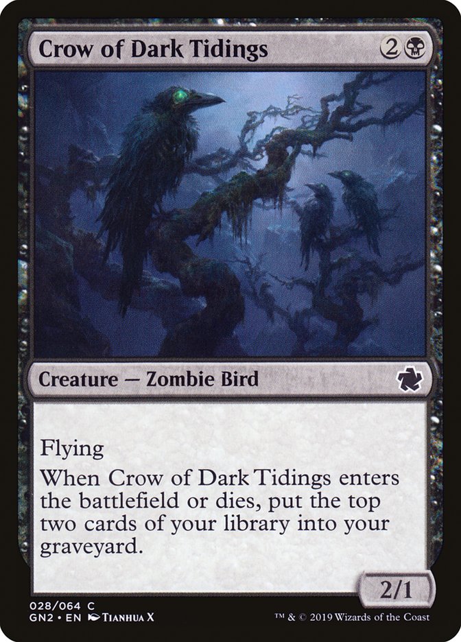 Crow of Dark Tidings [Game Night 2019] | Golgari Games