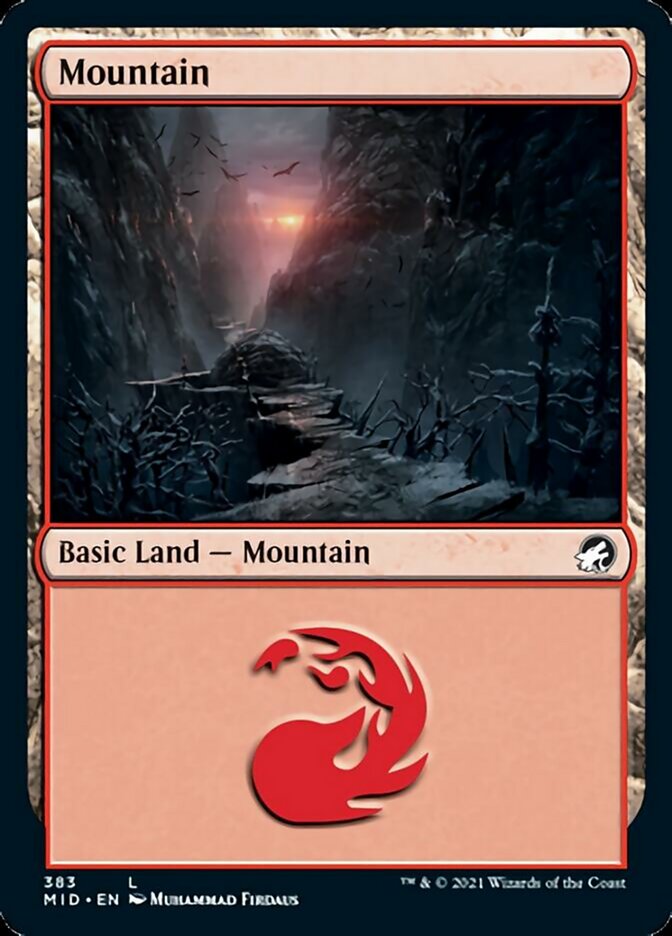 Mountain (383) [Innistrad: Midnight Hunt] | Local Legends