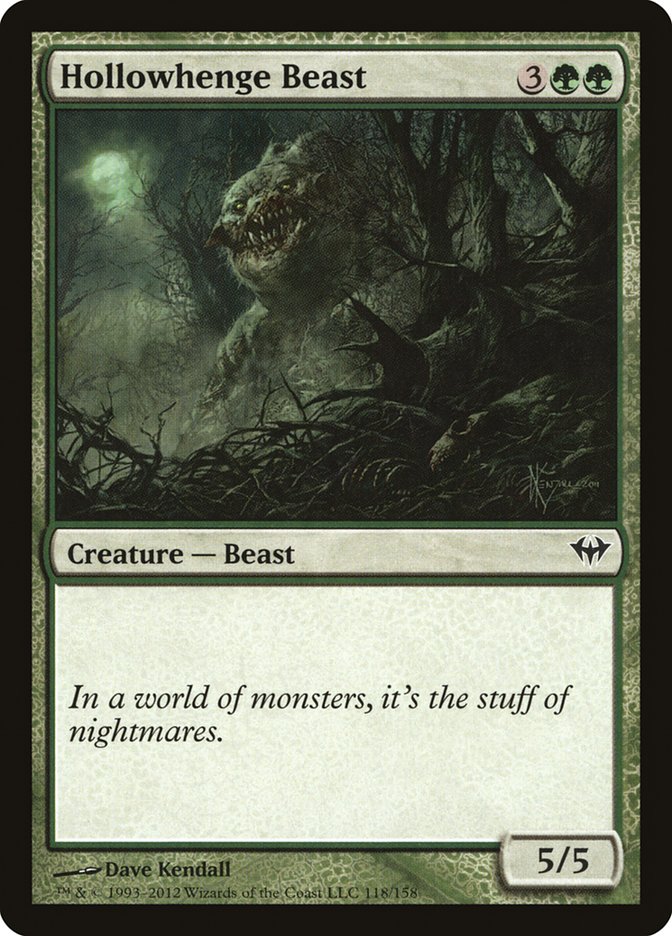 Hollowhenge Beast [Dark Ascension] | Local Legends
