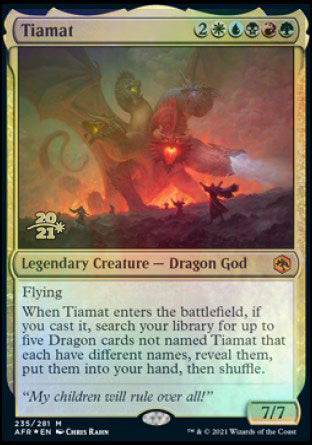 Tiamat [Dungeons & Dragons: Adventures in the Forgotten Realms Prerelease Promos] | Golgari Games