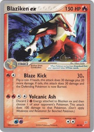 Blaziken ex (89/95) (Blaziken Tech - Chris Fulop) [World Championships 2004] | Golgari Games