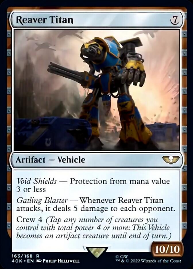 Reaver Titan (Surge Foil) [Universes Beyond: Warhammer 40,000] | Local Legends