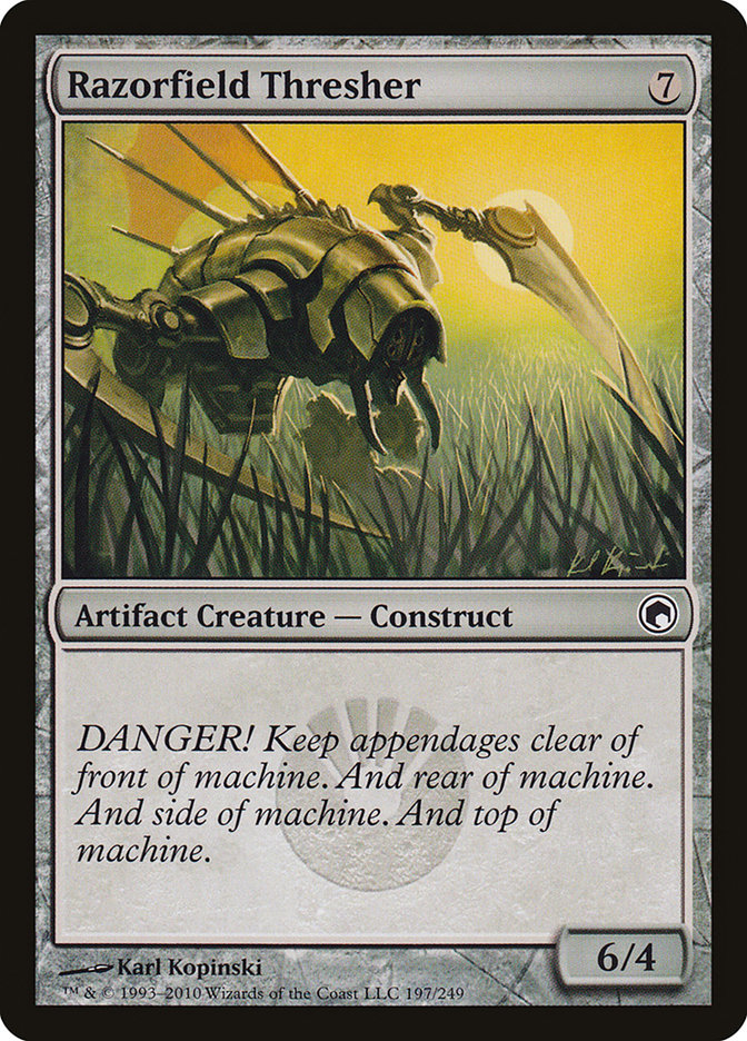 Razorfield Thresher [Scars of Mirrodin] | Golgari Games