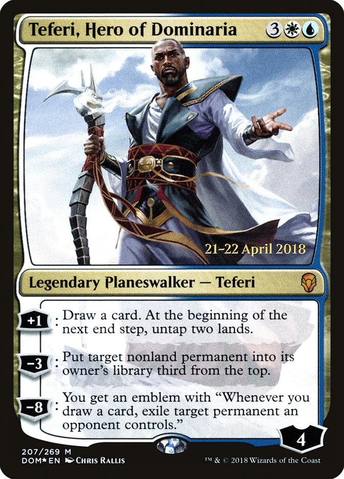 Teferi, Hero of Dominaria [Dominaria Prerelease Promos] | Golgari Games