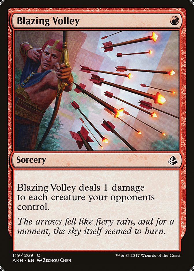 Blazing Volley [Amonkhet] | Golgari Games