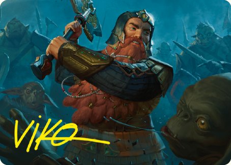 Gimli, Counter of Kills Art Card (10/81) [The Lord of the Rings: Tales of Middle-earth Art Series] | Local Legends
