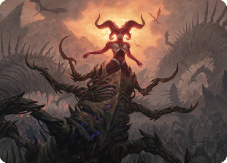 Sheoldred, the Apocalypse Art Card [Dominaria United Art Series] | Local Legends