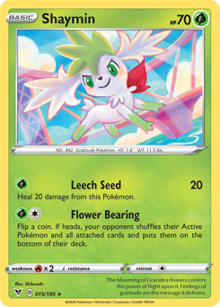 Shaymin (015/185) [Sword & Shield: Vivid Voltage] | Golgari Games