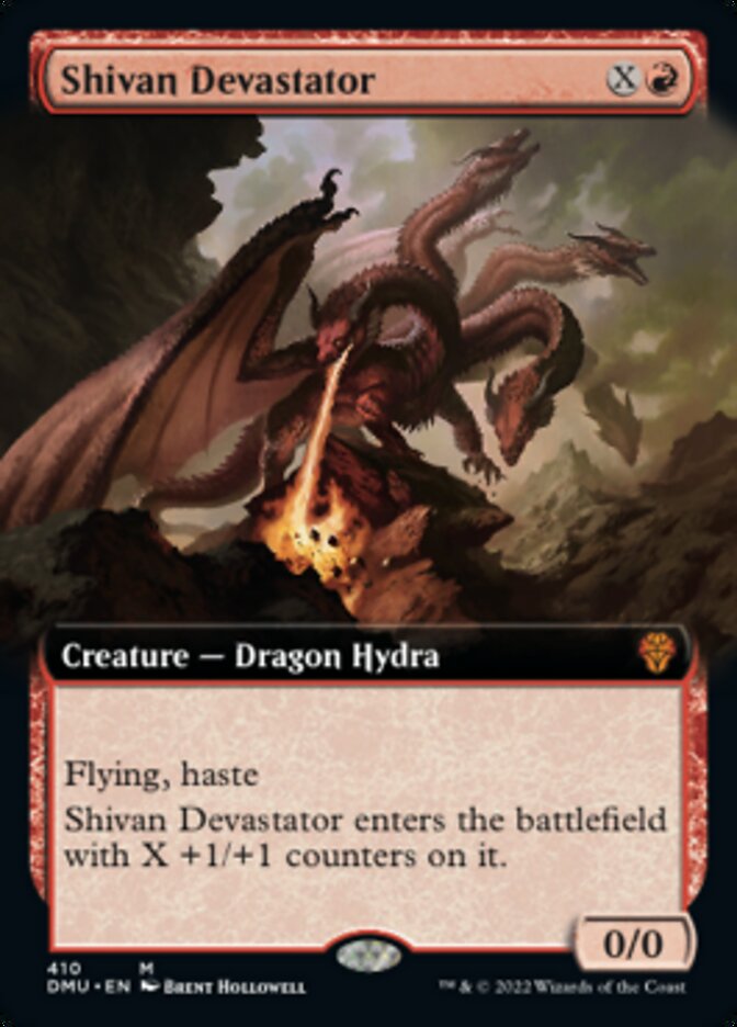 Shivan Devastator (Extended Art) [Dominaria United] | Golgari Games