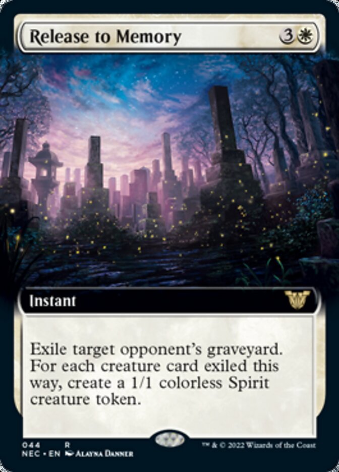 Release to Memory (Extended Art) [Kamigawa: Neon Dynasty Commander] | Local Legends