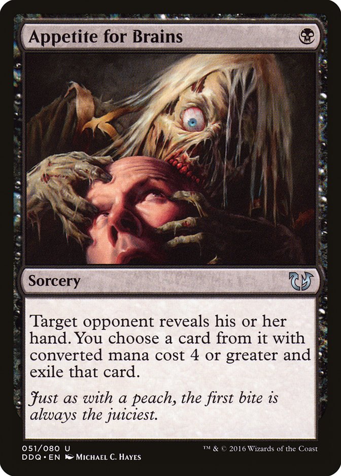 Appetite for Brains [Duel Decks: Blessed vs. Cursed] | Local Legends