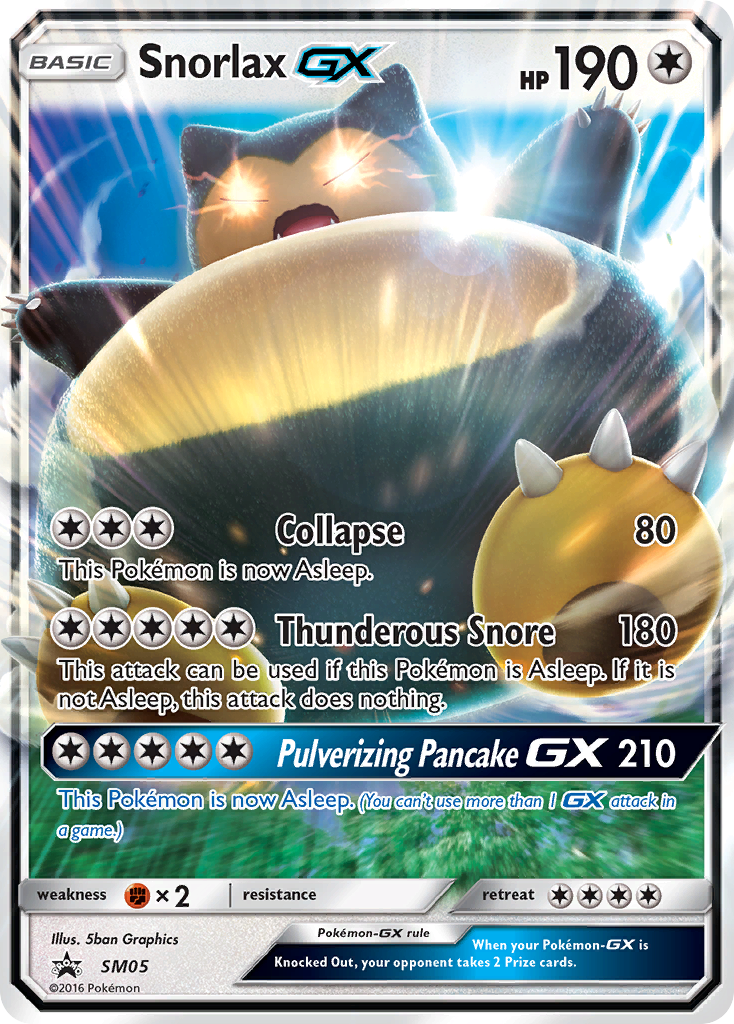 Snorlax GX (SM05) [Sun & Moon: Black Star Promos] | Golgari Games