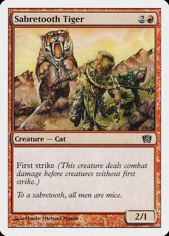 Sabretooth Tiger [Eighth Edition] | Local Legends
