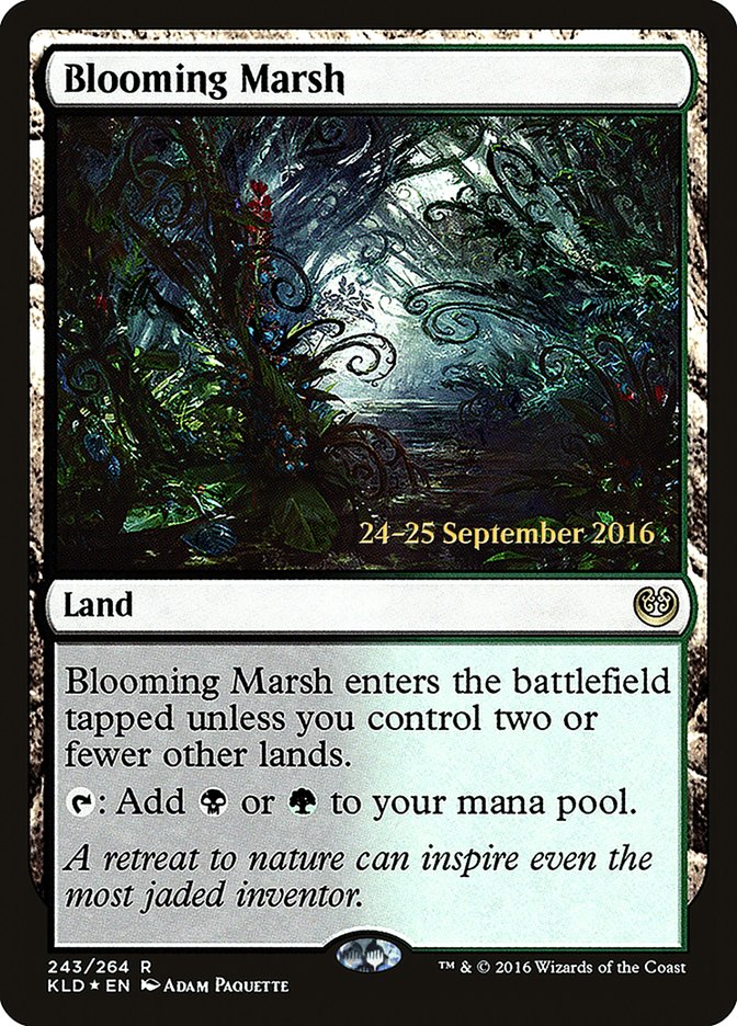 Blooming Marsh [Kaladesh Prerelease Promos] | Golgari Games