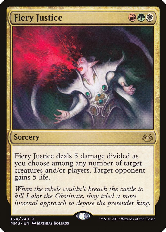 Fiery Justice [Modern Masters 2017] | Golgari Games