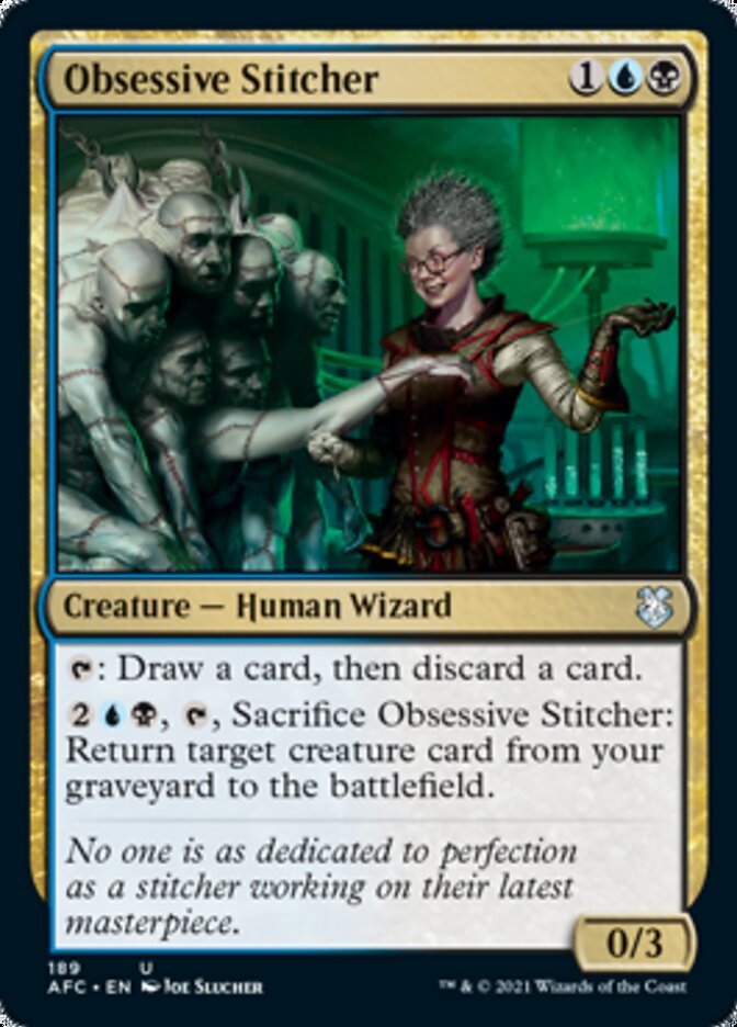 Obsessive Stitcher [Dungeons & Dragons: Adventures in the Forgotten Realms Commander] | Local Legends