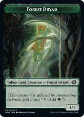 Powerstone // Forest Dryad Double-Sided Token [The Brothers' War Tokens] | Local Legends