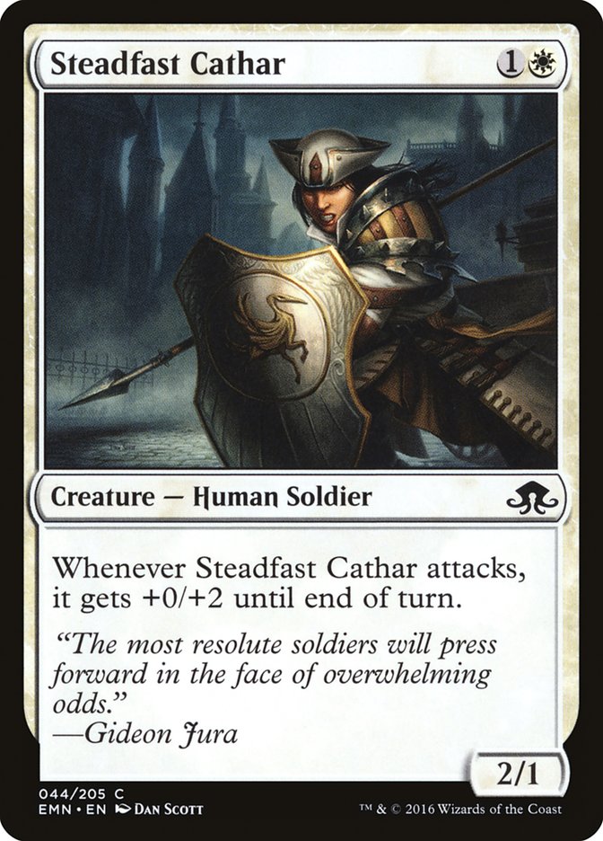 Steadfast Cathar [Eldritch Moon] | Local Legends