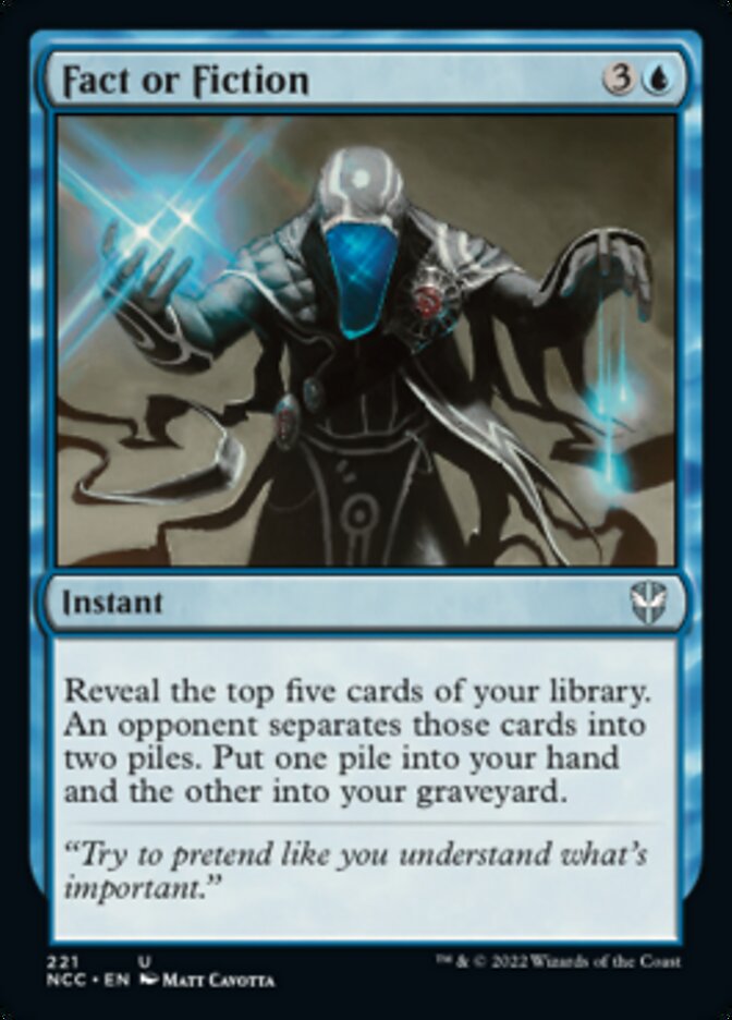Fact or Fiction [Streets of New Capenna Commander] | Local Legends