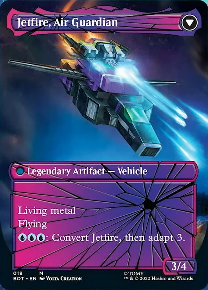 Jetfire, Ingenious Scientist // Jetfire, Air Guardian (Shattered Glass) [Universes Beyond: Transformers] | Golgari Games