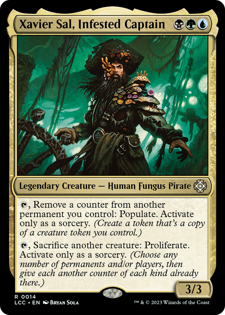 Xavier Sal, Infested Captain [The Lost Caverns of Ixalan Commander] | Golgari Games