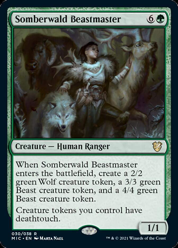 Somberwald Beastmaster [Innistrad: Midnight Hunt Commander] | Golgari Games