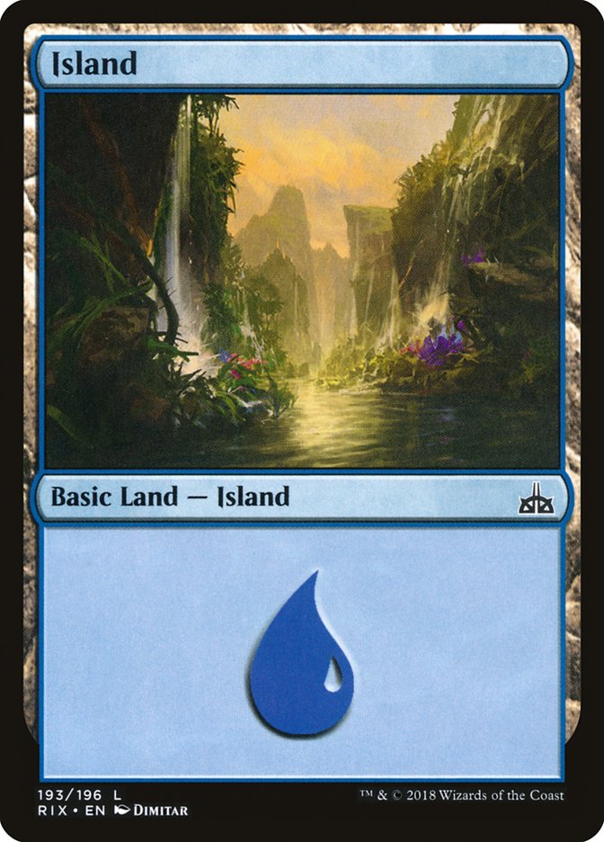 Island (193) [Rivals of Ixalan] | Golgari Games