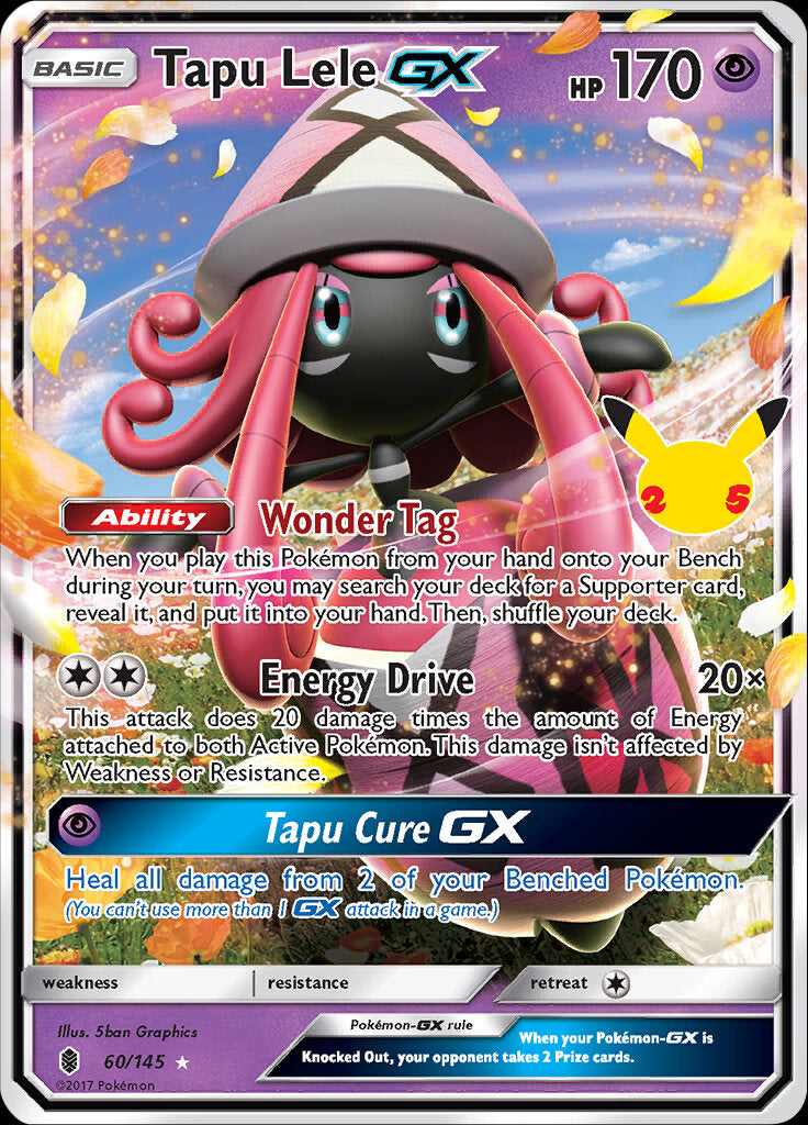 Tapu Lele GX (60/145) [Celebrations: 25th Anniversary - Classic Collection] | Golgari Games