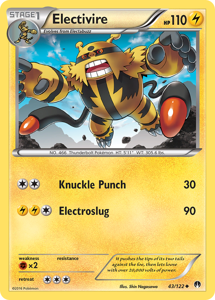 Electivire (43/122) [XY: BREAKpoint] | Golgari Games