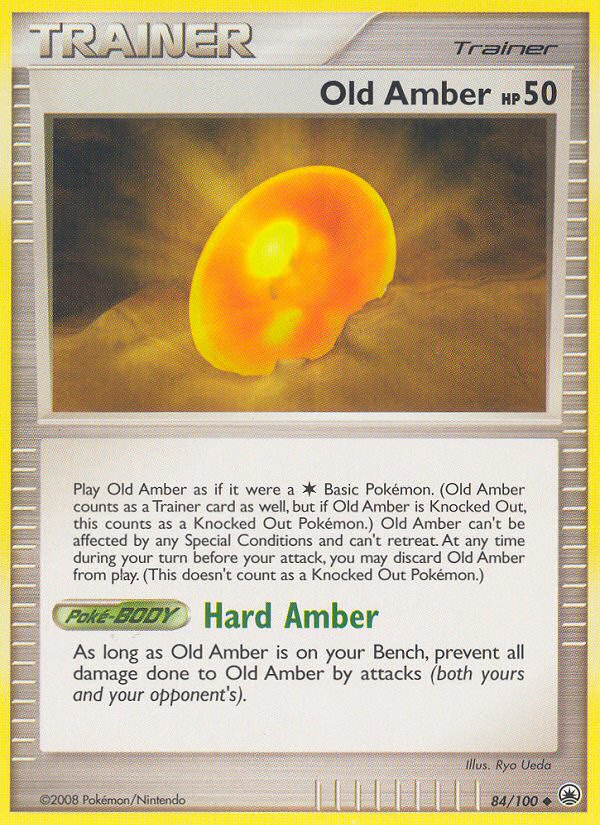 Old Amber (84/100) [Diamond & Pearl: Majestic Dawn] | Golgari Games