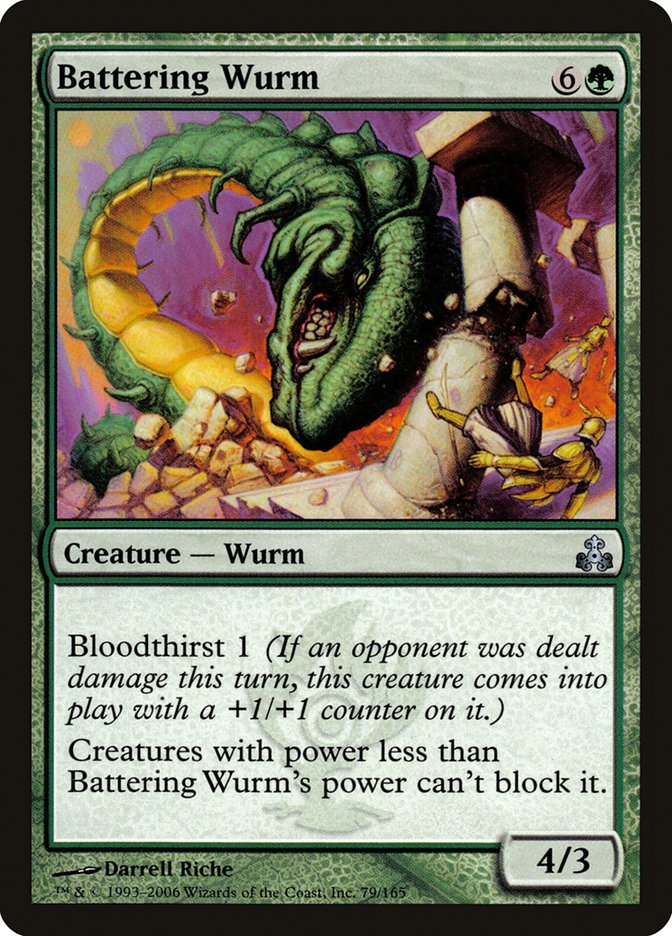 Battering Wurm [Guildpact] | Golgari Games