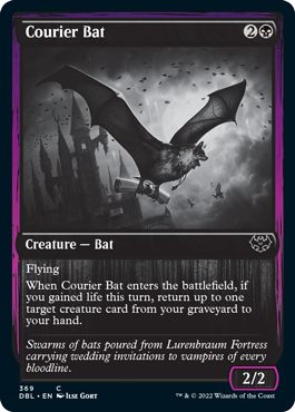 Courier Bat [Innistrad: Double Feature] | Golgari Games