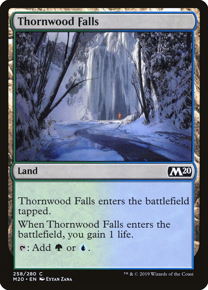 Thornwood Falls [Core Set 2020] | Golgari Games