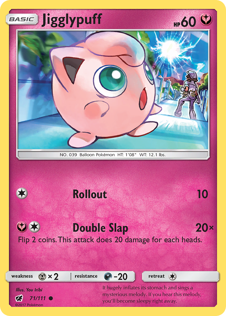 Jigglypuff (71/111) [Sun & Moon: Crimson Invasion] | Golgari Games